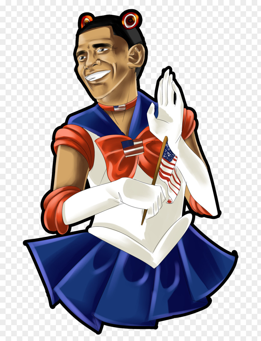 Barack Obama Sailor Moon Drawing Senshi Art PNG