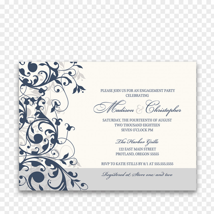 Birthday Invitation Wedding Strudel Post Cards Text Convite PNG
