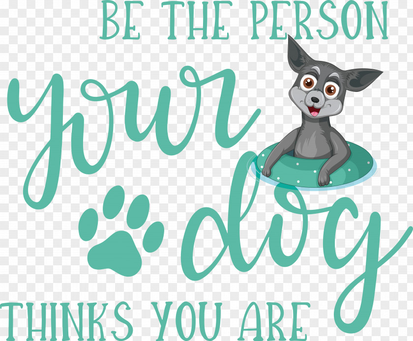 Dog Logo Cartoon Teal Science PNG