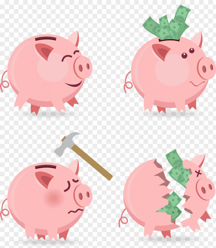 Piggy Bank Money Account Saving PNG