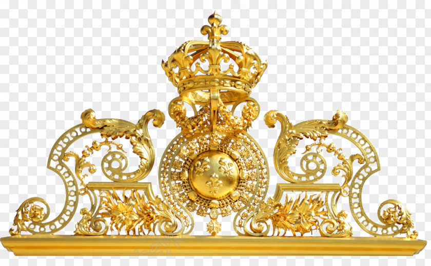Tiara Headpiece Gold Crown PNG