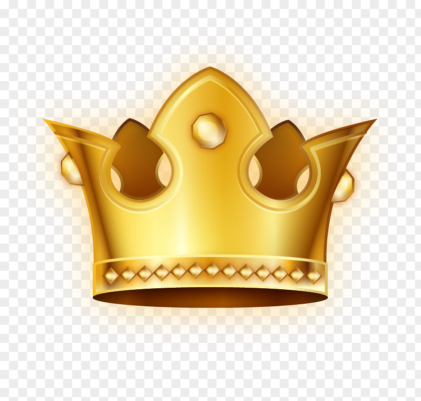 Golden Crown King Queen Regnant PNG