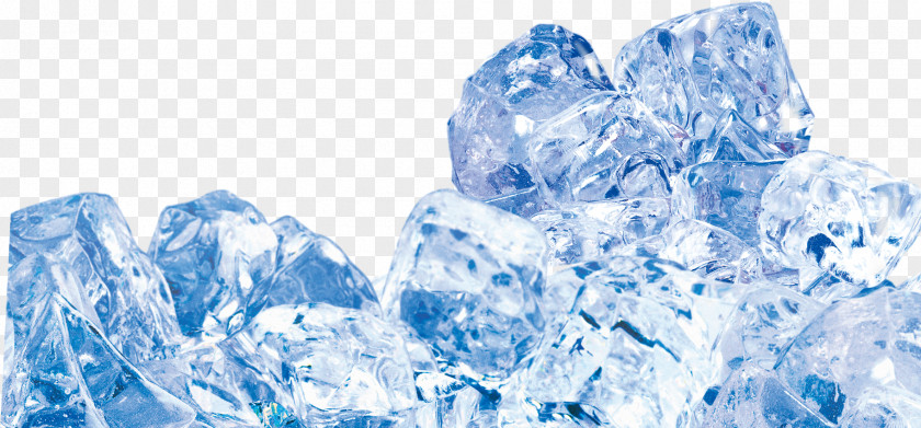 Ice Cube Desktop Wallpaper Blue PNG
