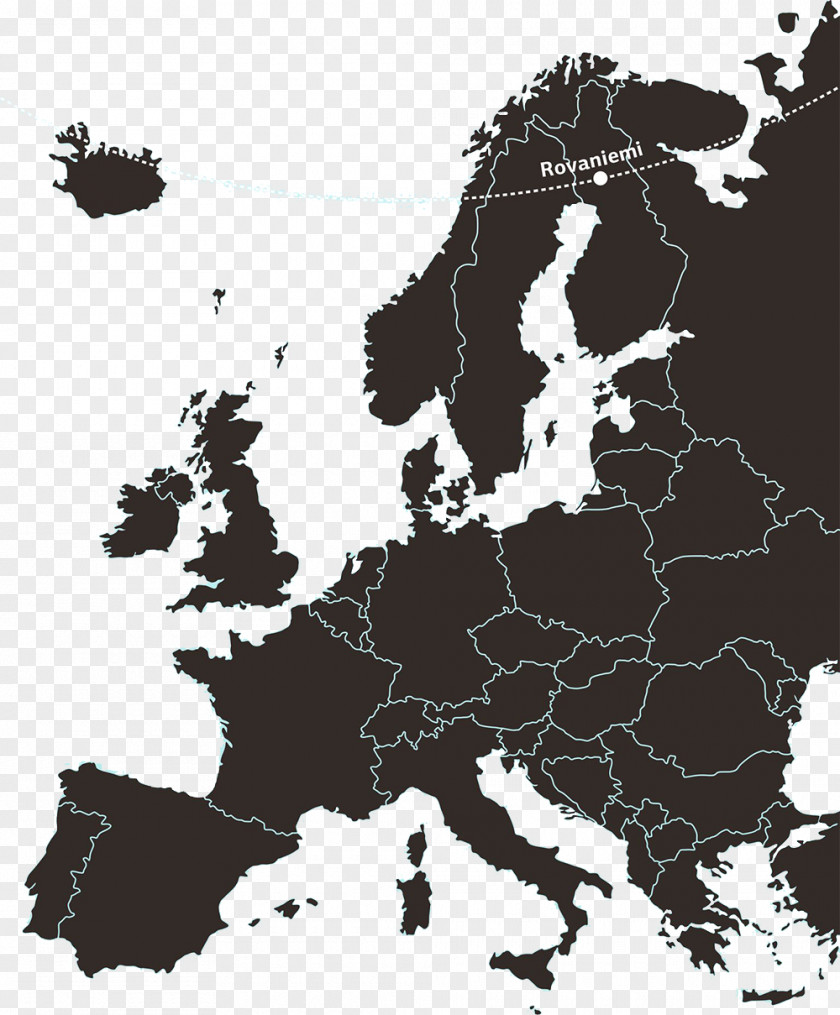 Map Europe Vector Graphics Stock Illustration PNG
