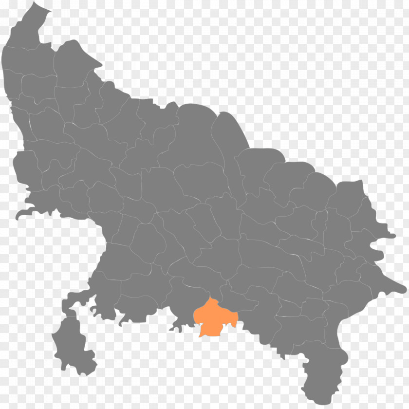 Map Sonbhadra District Kasganj Barabanki PNG