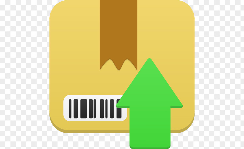 Package Upload Angle Area Brand Yellow PNG