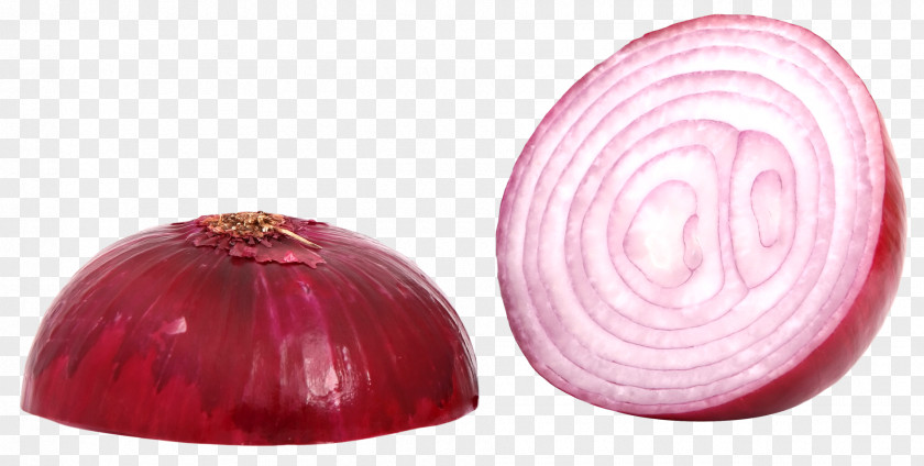 Red Sliced Onion PNG