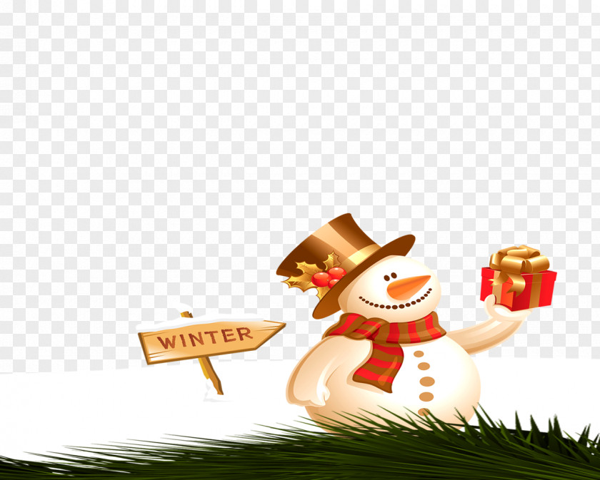 Creative Christmas Poster Snowman Mobile Phone Wallpaper PNG