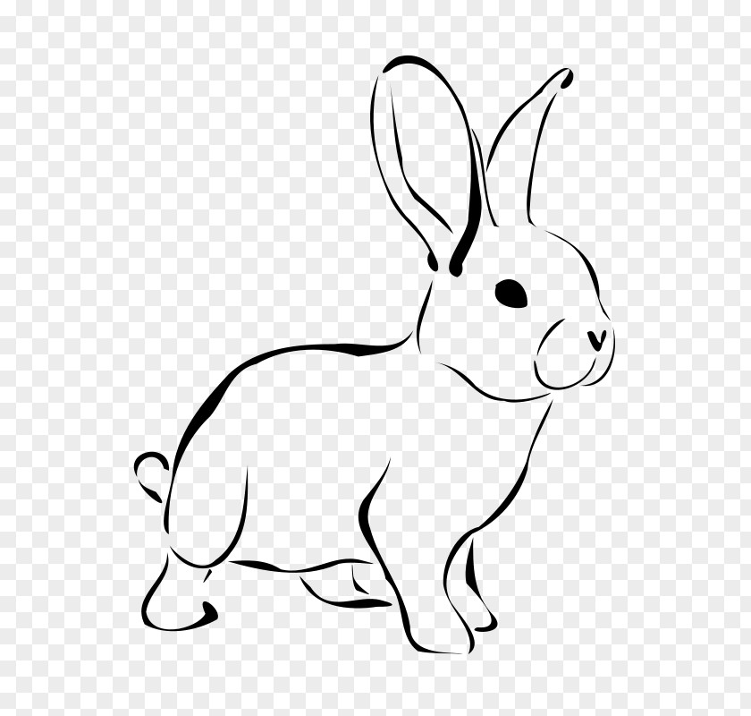 Nd Cliparts White Rabbit Easter Bunny Hare Clip Art PNG