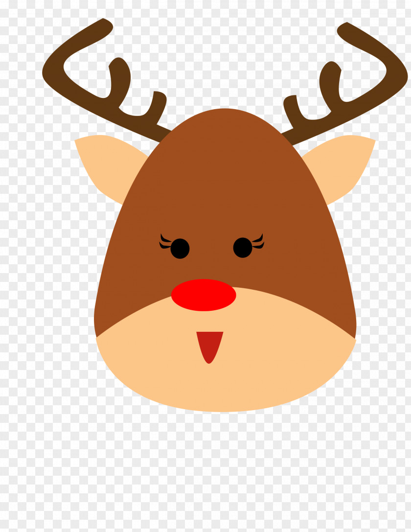 Reindeer Santa Claus Christmas Horn PNG