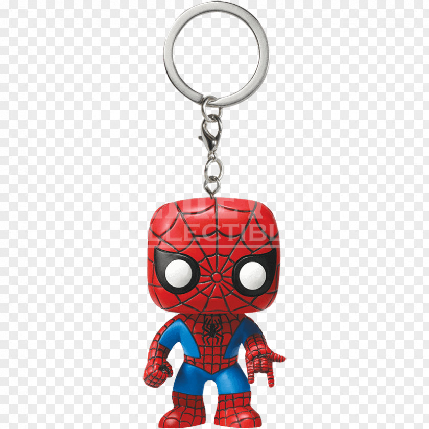 Spider-man Spider-Man Iron Man Funko Key Chains Action & Toy Figures PNG