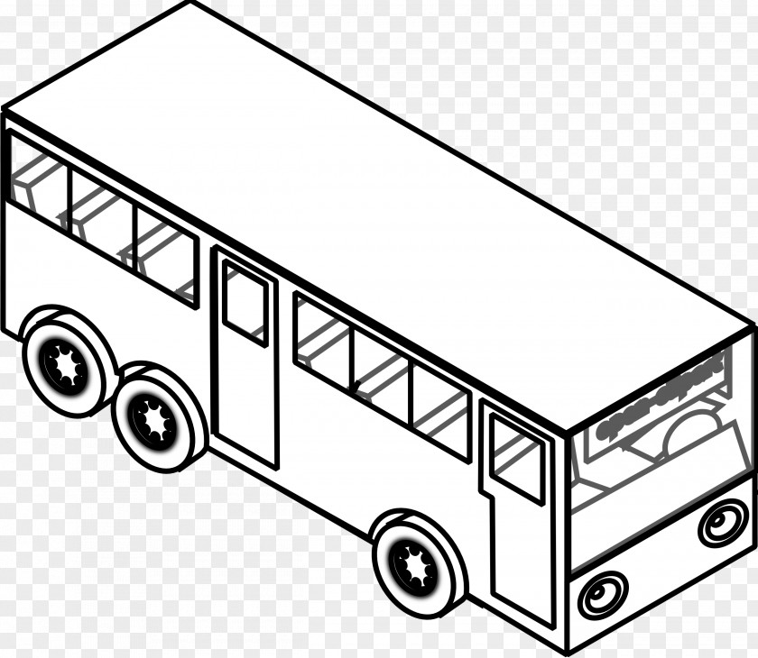 Subway Clipart Airport Bus School Black And White Clip Art PNG