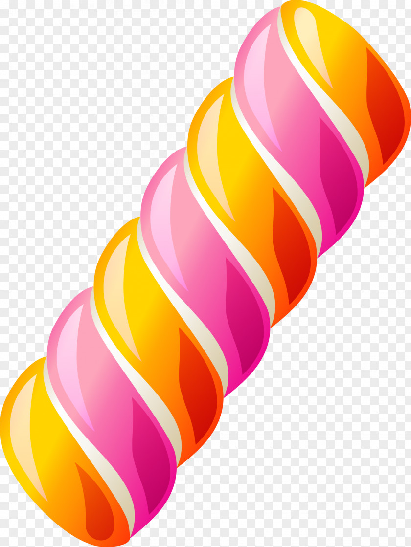 Yellow Delicious Candy Lollipop Marshmallow PNG