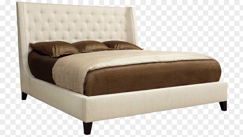 Continental Simple Double Bed Headboard Size Frame Platform PNG