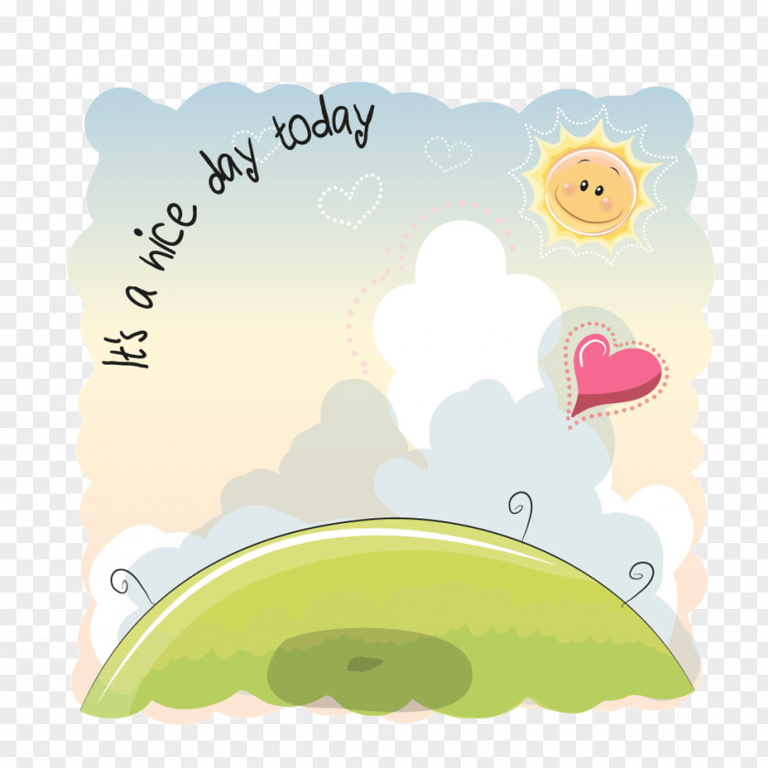 Earth Heart Cartoon Sun Drawing Illustration PNG