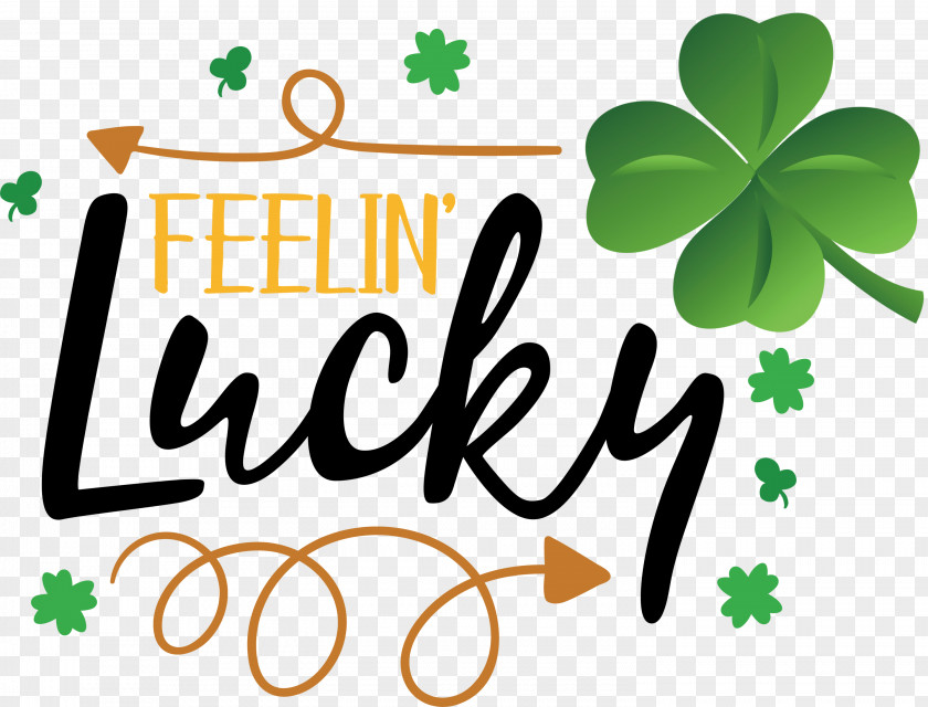 Saint Patrick Patricks Day Feelin Lucky PNG