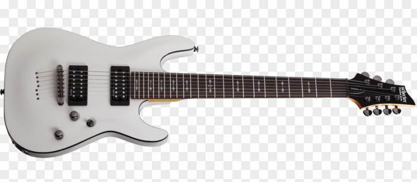 Sevenstring Guitar Schecter Research Electric Floyd Rose C-6 Plus PNG