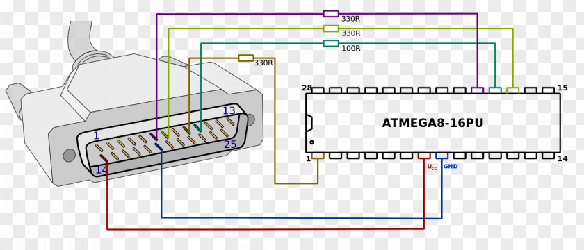 Parallel Computing Hardware Programmer Atmel AVR Microcontroller Port PNG