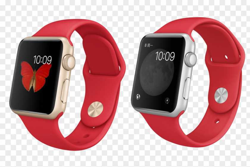 Red Watches Apple Watch Series 3 2 Chinese New Year PNG