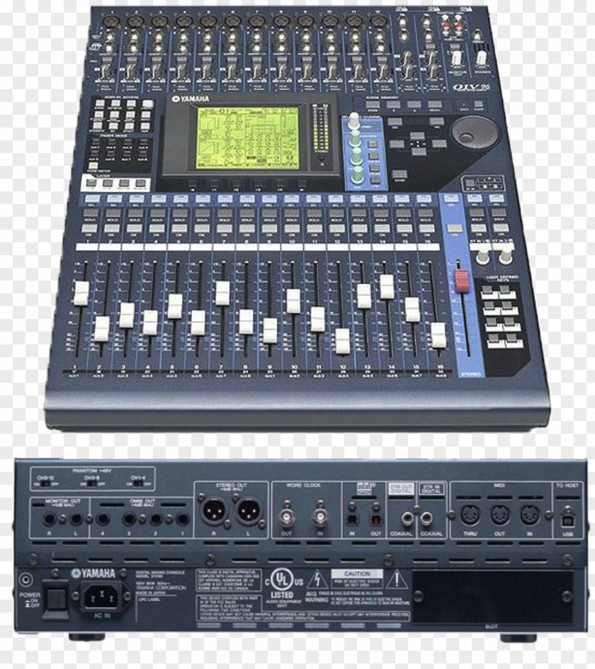 Mixing Desk Audio Mixers Digital Console Yamaha 01V Corporation PNG