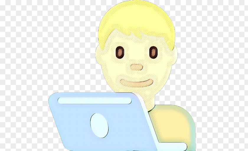 Smile Yellow Head Cartoon Clip Art PNG