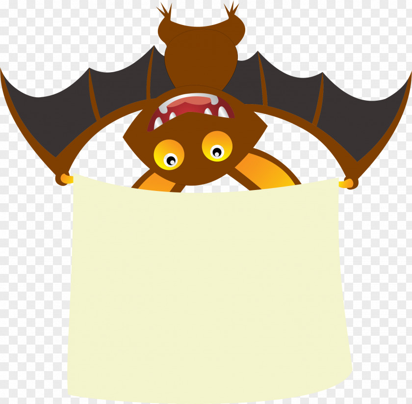 Bat Web Banner Clip Art PNG