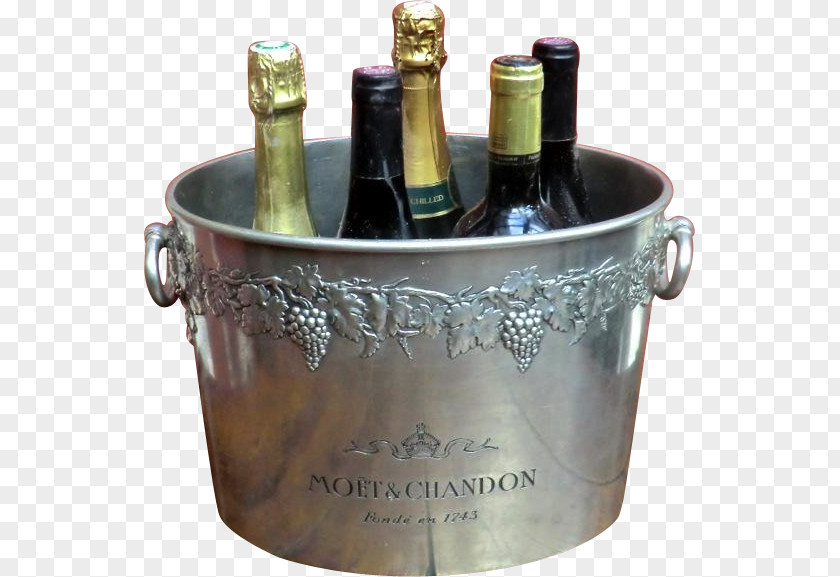 Champagne Moët & Chandon Wine Glass Bottle PNG