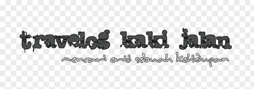 Jalan Kaki Logo Brand White Font PNG