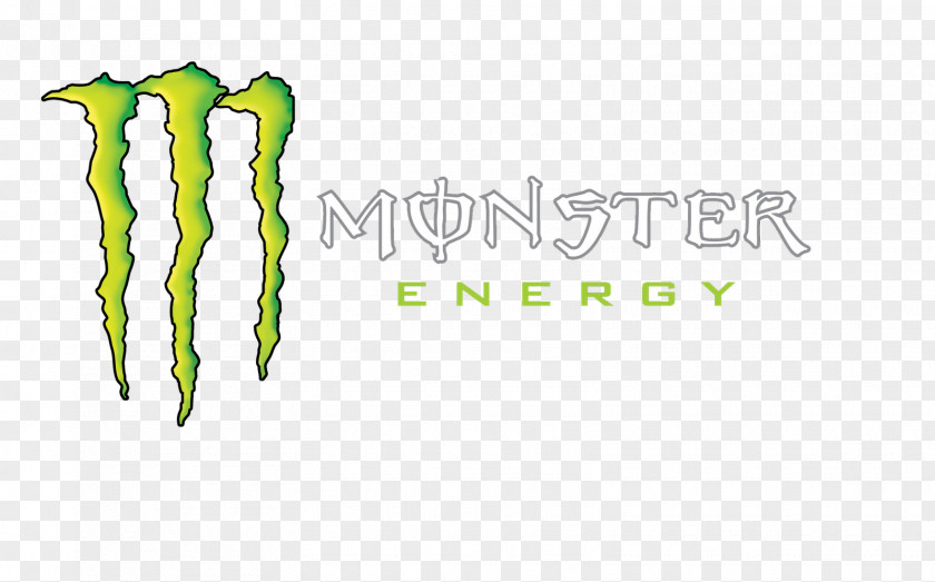 Monster Logo Energy Drink Decal Wallpaper PNG