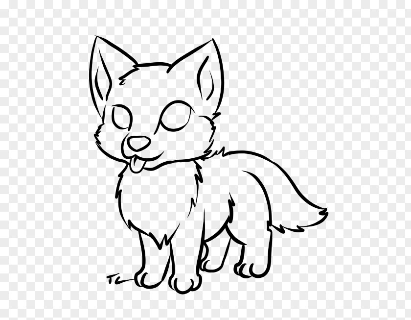 Picture Of Pup Dog Puppy Baby Wolf Wolves Drawing PNG