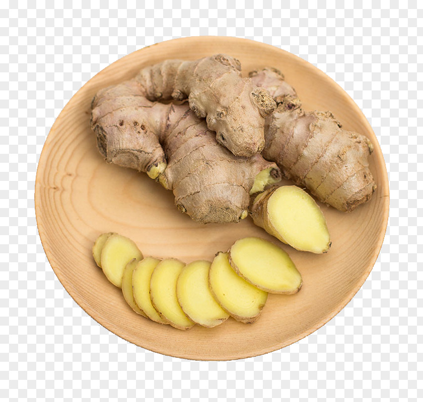 A Bowl Of Ginger Root Vegetables Recipe PNG