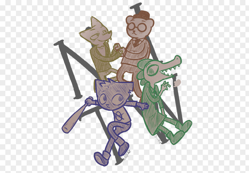 Indienight Night In The Woods Video Game Fan Art PNG