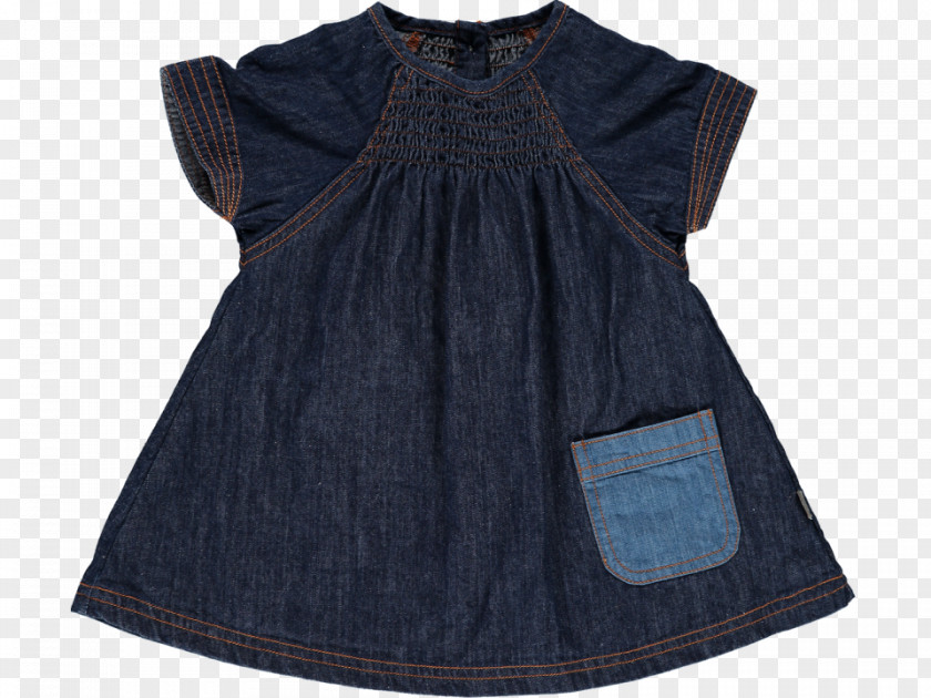 Jeans Denim Sleeve Blouse Dress PNG