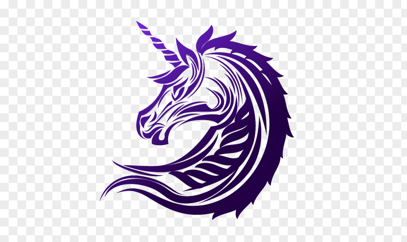 Purple Unicorn Stickers Vector Free Material Sleeve Tattoo PNG
