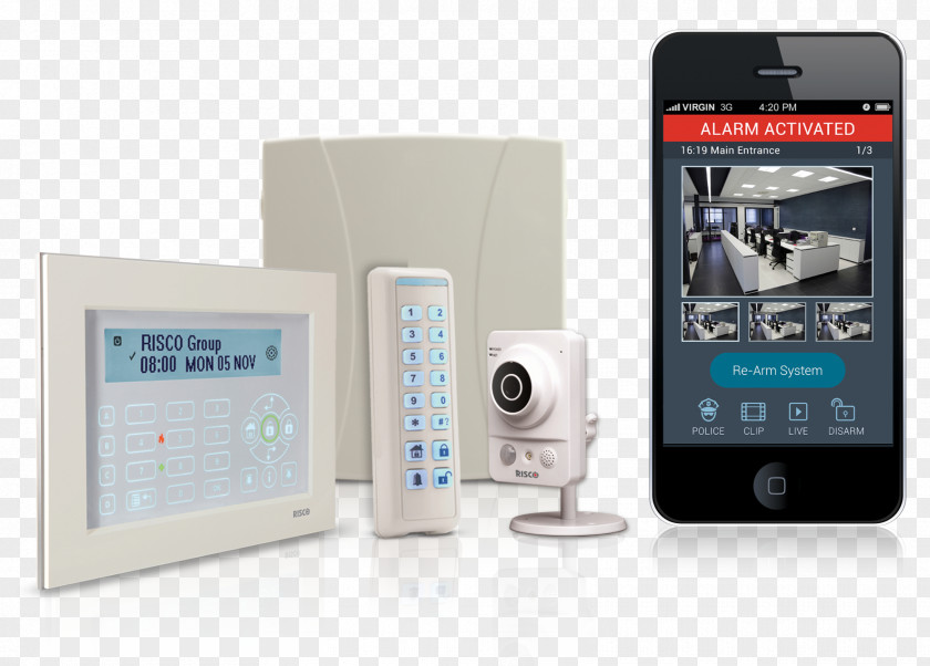 Risco Products Security Alarms & Systems Alarm Device Home Safety PNG