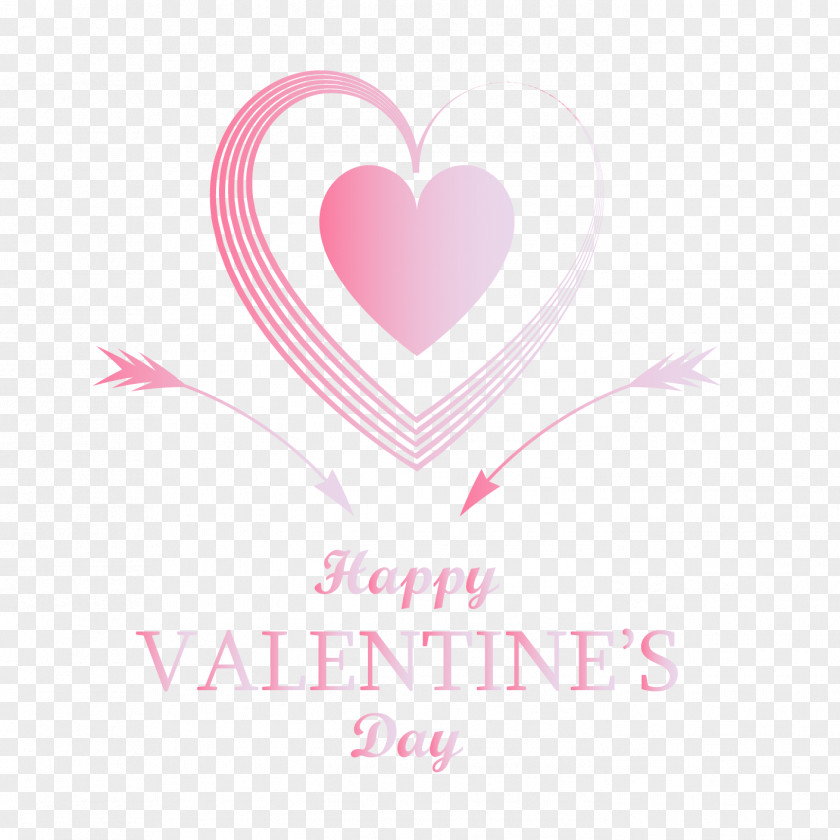 Valentines Day Love Creative Ideas Logo Pink Heart Valentine's Font PNG