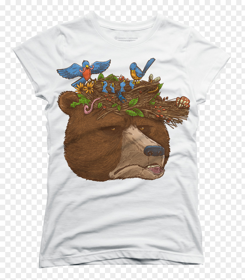 Bear Hat T-shirt Sleeve Design By Humans Top Pajamas PNG