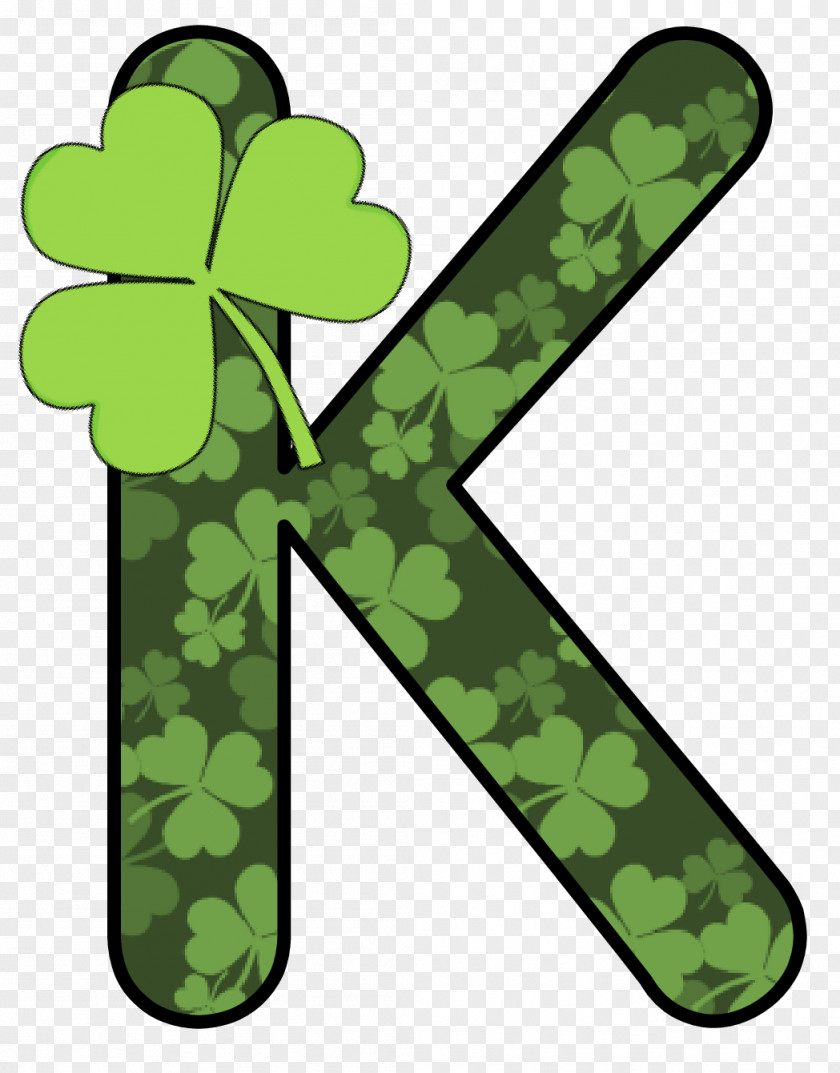 Clovers Saint Patrick's Day Shamrock The Script Alphabet Letter PNG