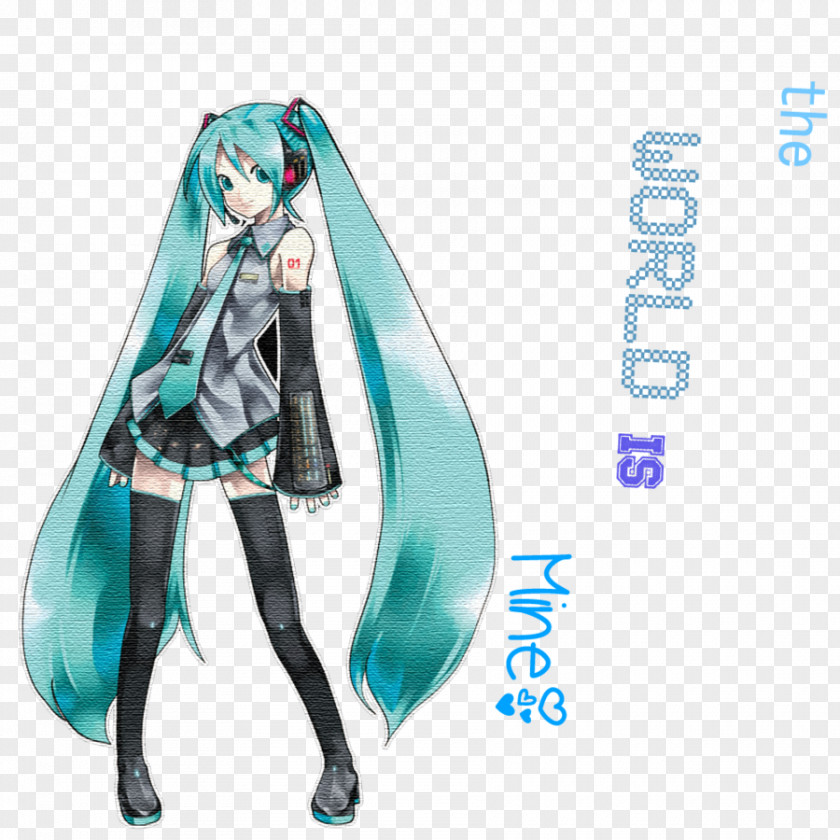 Hatsune Miku Vocaloid The World Is Mine MikuMikuDance Crypton Future Media PNG