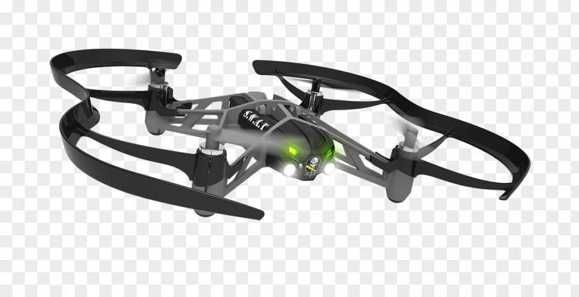 Helicopter Quadcopter Unmanned Aerial Vehicle Miniature UAV Parrot Bebop 2 Airborne Night PNG