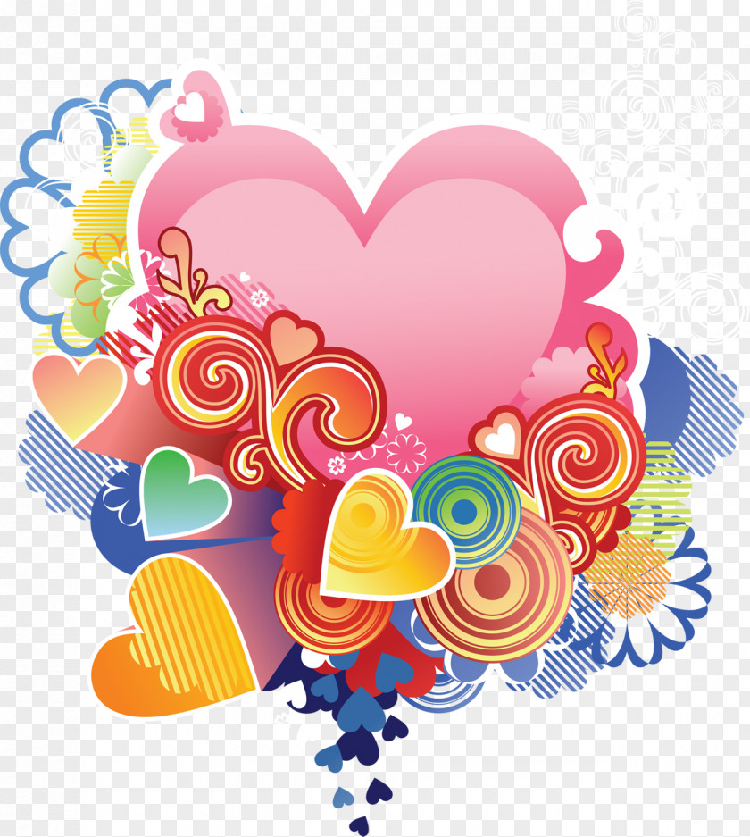 POP ART Valentine's Day Heart Love Desktop Wallpaper PNG