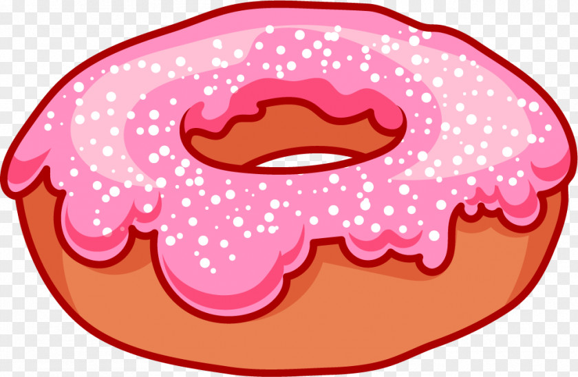 Strawberry Donut Doughnut Bagel Cream Clip Art PNG