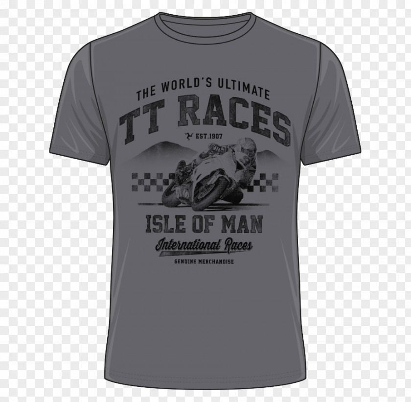 T-shirt Isle Of Man TT 2018 Bushy's Brewery Sleeve PNG