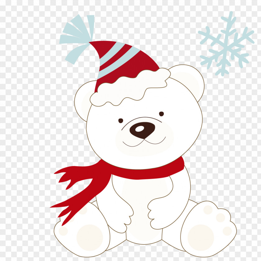 A Polar Bear With Christmas Hat Bear, What Do You Hear? PNG