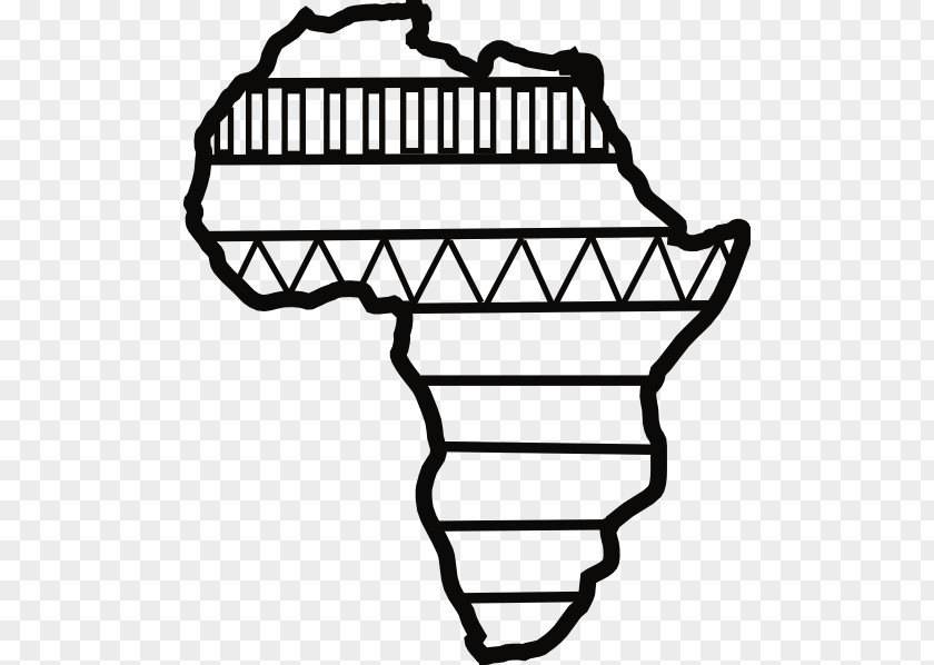 Africa African Art Blank Map Clip PNG