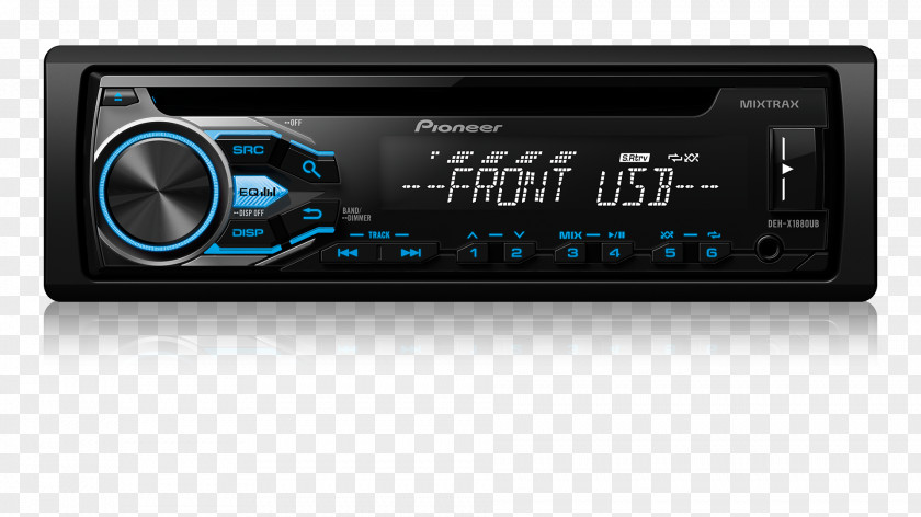 Curtir Car Stereo Pioneer DEH-X6800DAB DAB+ Tuner Vehicle Audio Corporation CD Player Compact Disc PNG