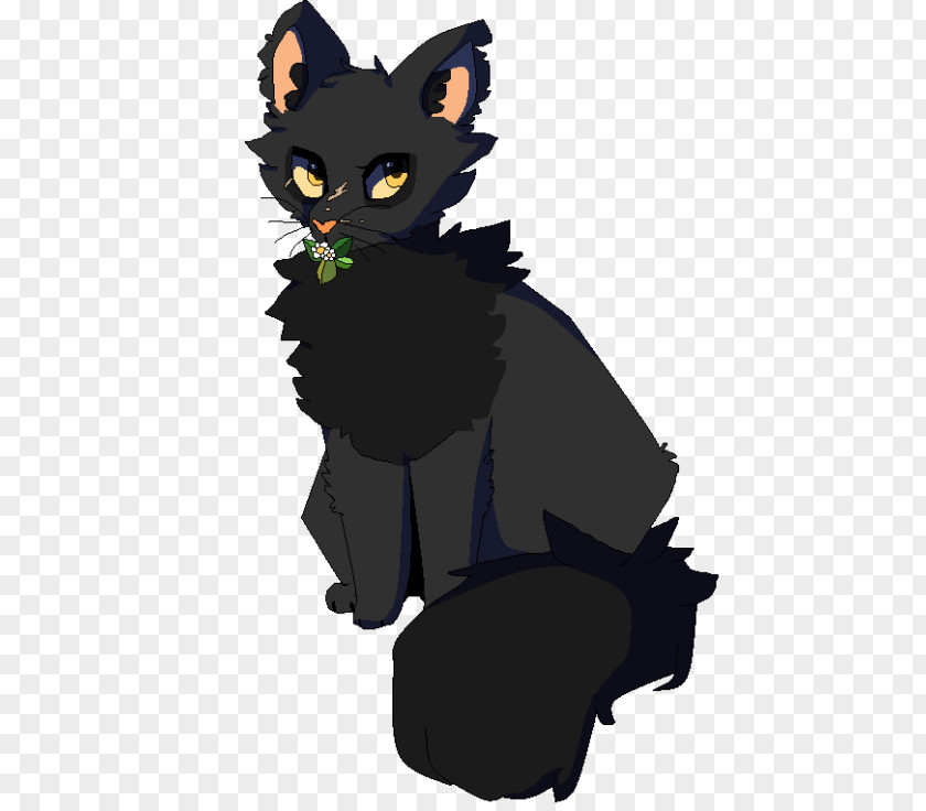 Kitten Black Cat Whiskers Drawing PNG