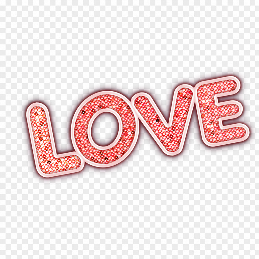 Love Text Font PNG