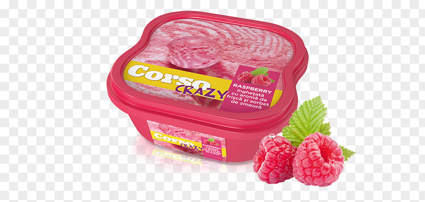 Raspberry Splash Ice Cream Strawberry Milk Flavor Valsoia PNG