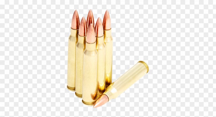 Ammunition Full Metal Jacket Bullet .308 Winchester Projectile PNG
